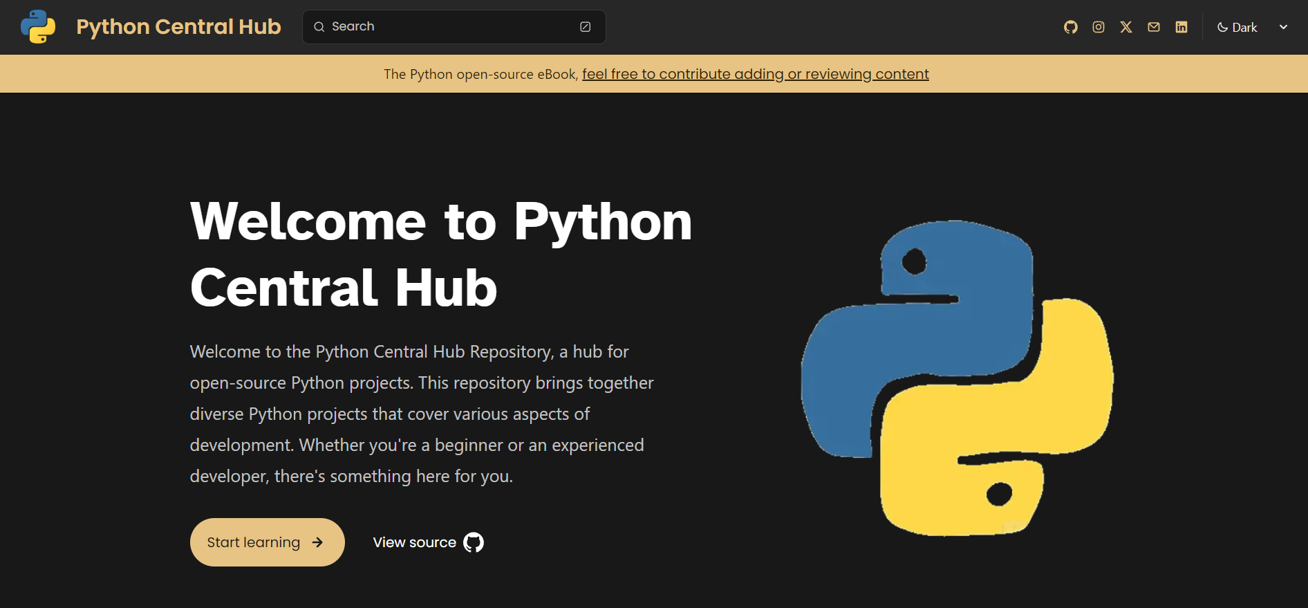 Python Central Hub